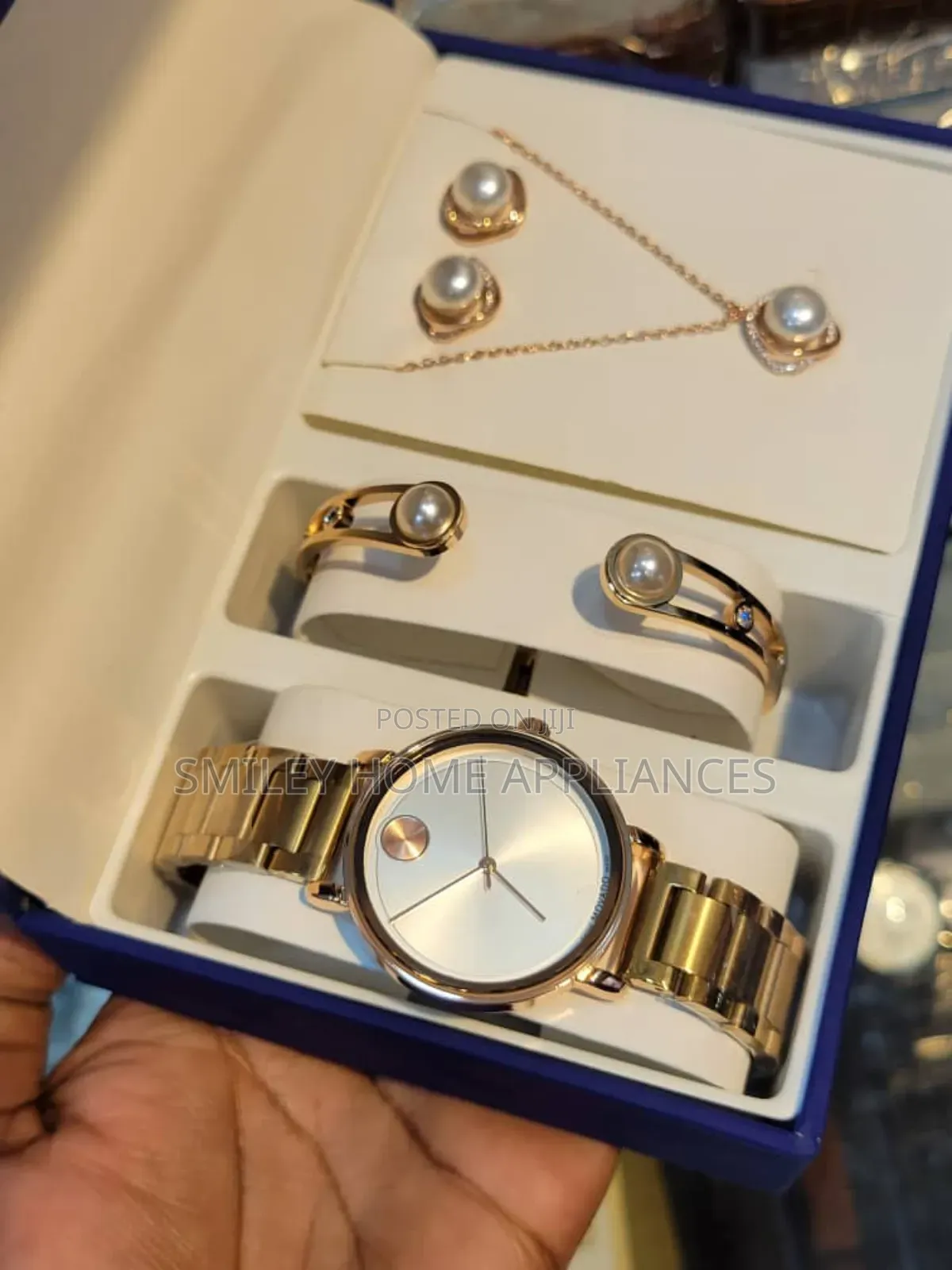 Movado Women's Golden Wrist Analog Time Piece With Bracelet