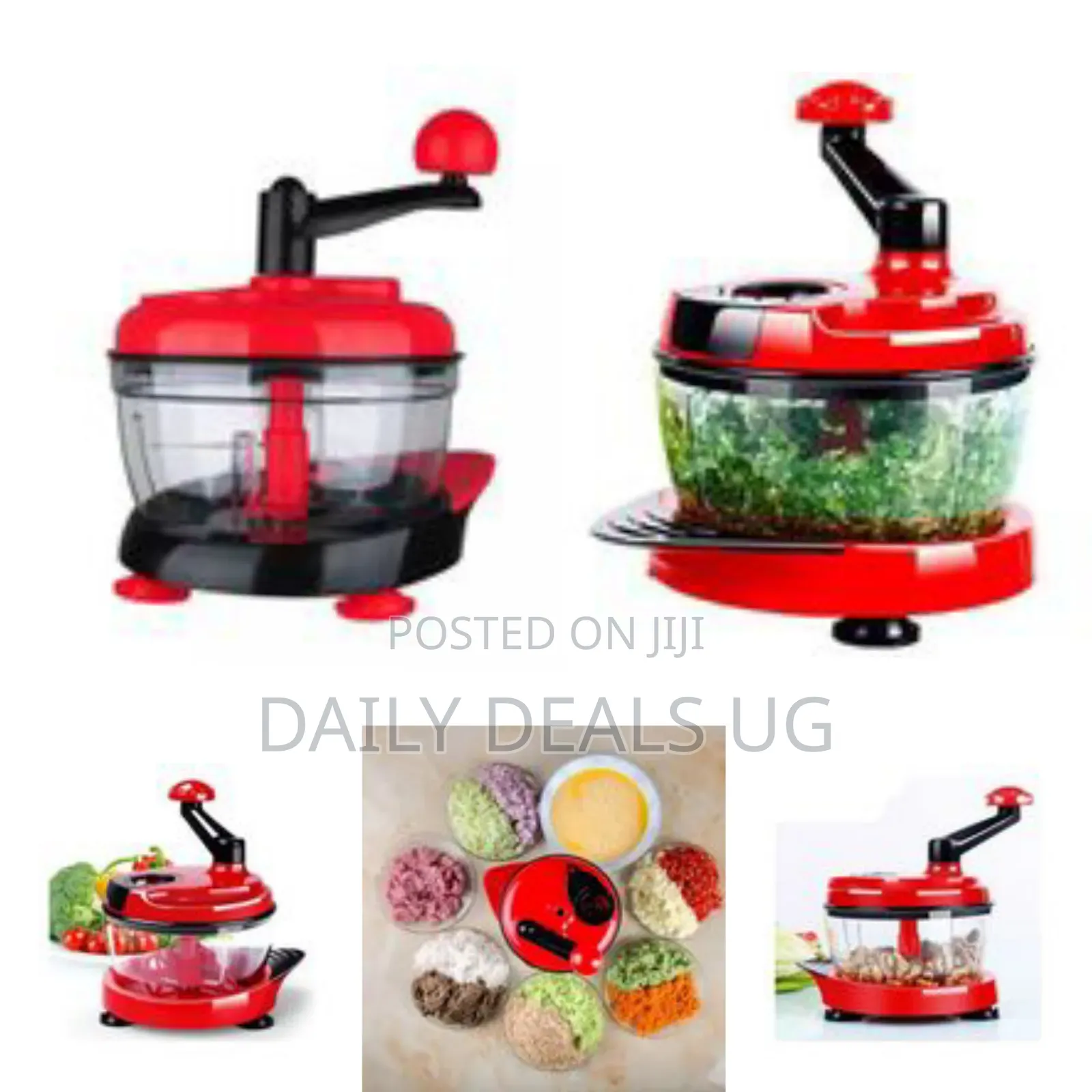 1.5l Manual Food Processor Meat Grinder Vegetable Chopper Shredder