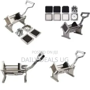 Commercial Grade French Fries Potato Chips Cutter,Slicer-silver