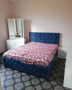 5 by 6 Bed in Navy Blue