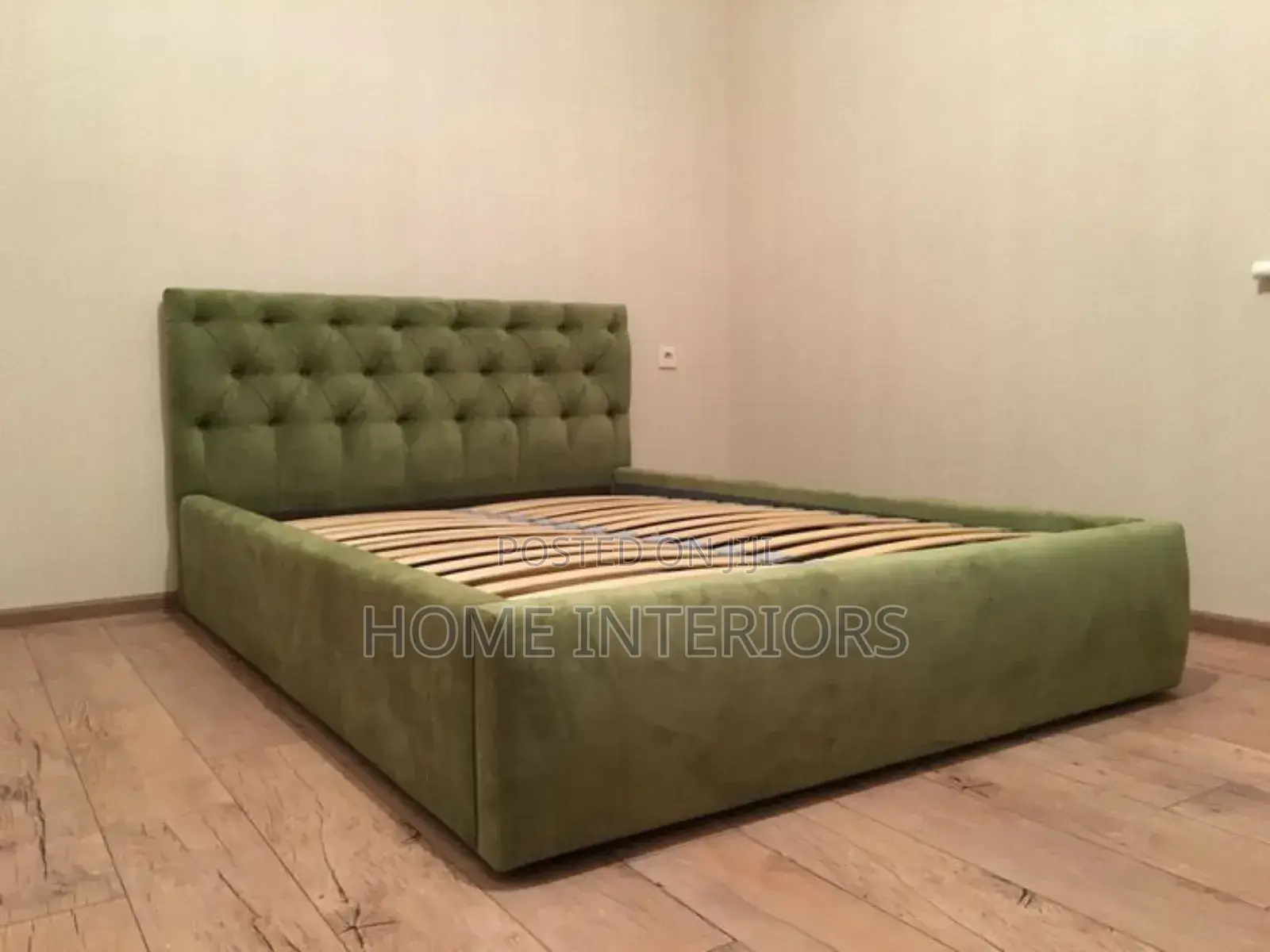 5 by 6 Bed in Lemon Green Color