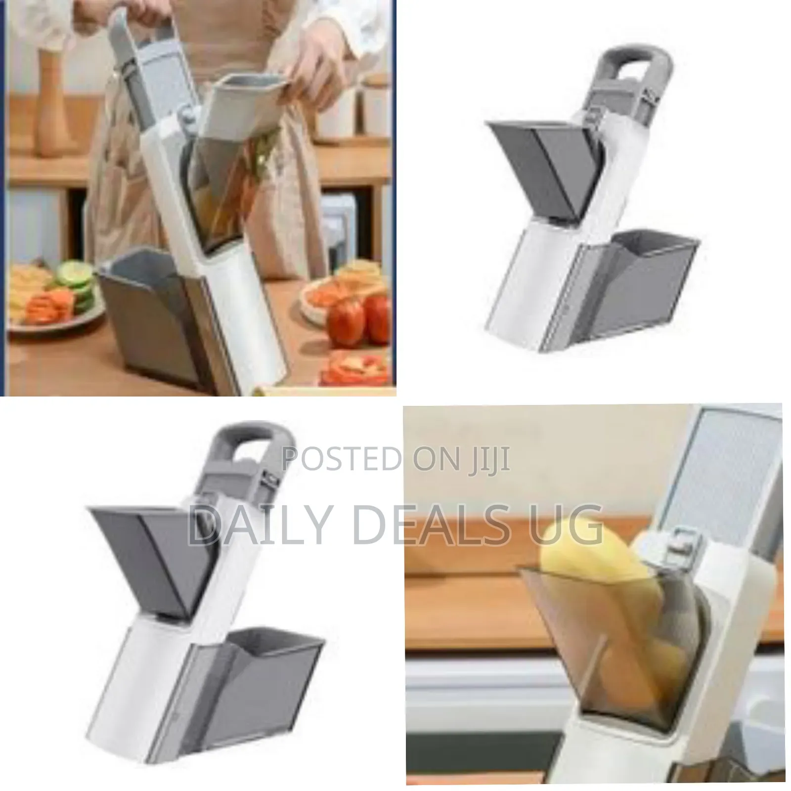 9-in-1 Multi-Function Manual Vegetable Chopper and Slicer - Stainless