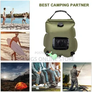 Camping Shower Bag,5 Gal/20l Solar Heating Camping Shower Bag