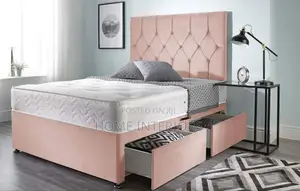 A Bed With Two Storage Drawers