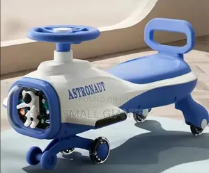 Kids Astronaut-Themed Swing Car