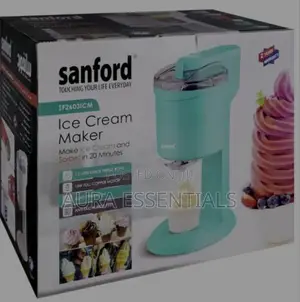 Sanford Ice Cream Maker, 1000ml Bowl, 15w,