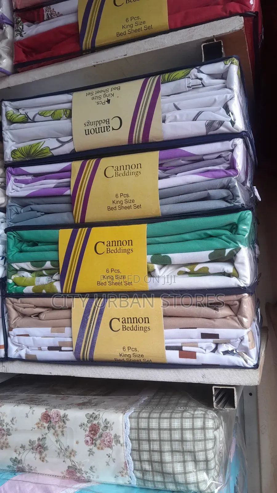 Cannon 6pcs Cotton Bedsheets