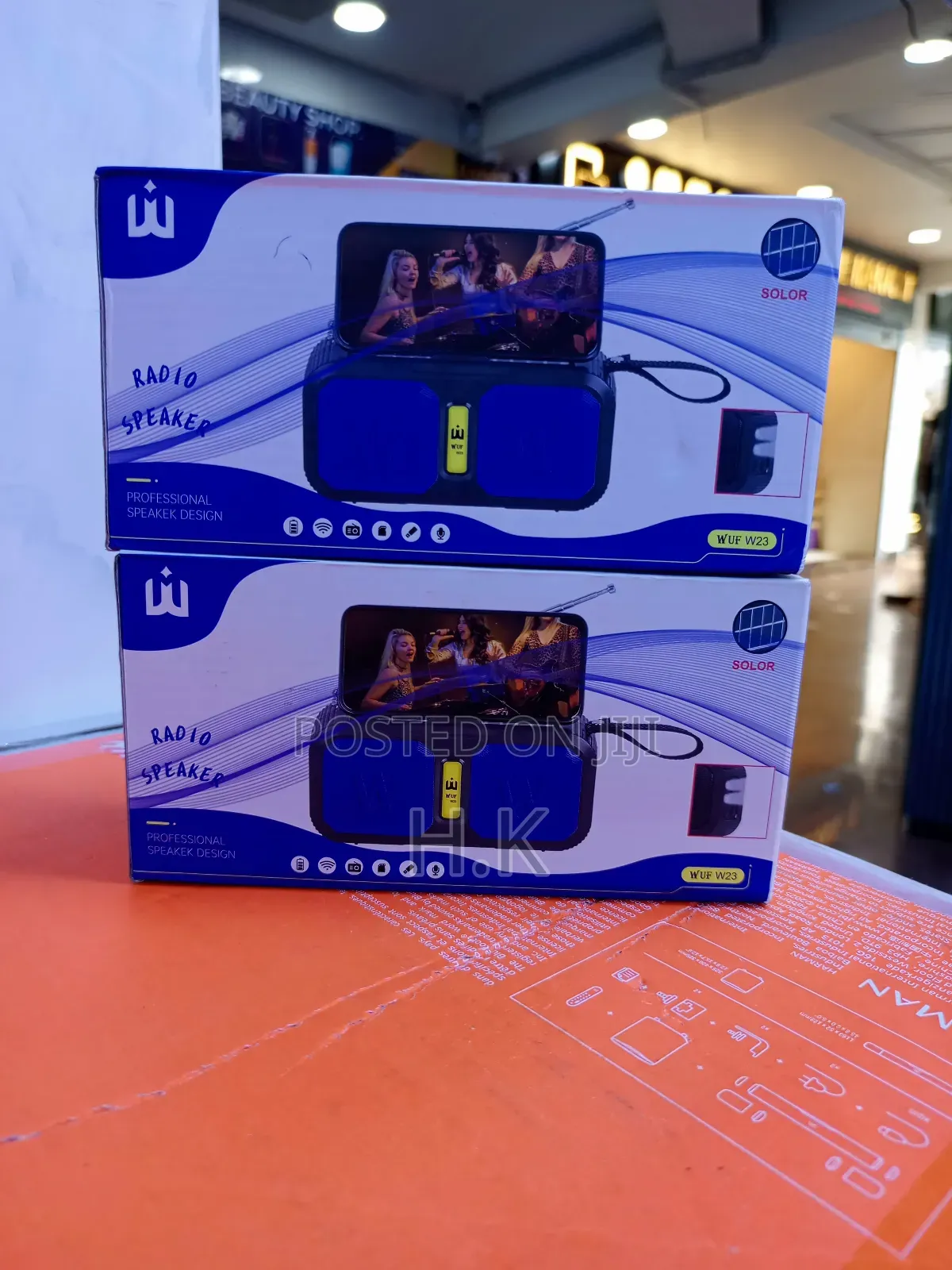 Portable Bluetooth Radio Speaker.