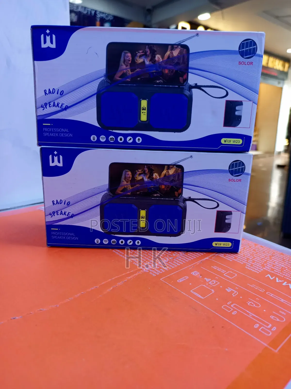 Portable Bluetooth Radio Speaker.
