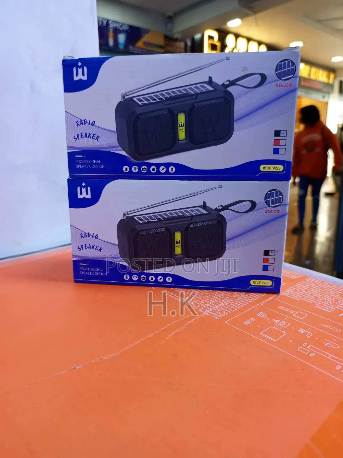 Portable Bluetooth Radio Speaker.