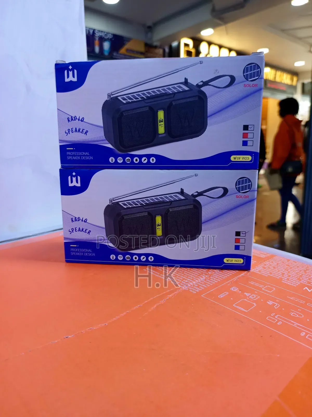 Portable Bluetooth Radio Speaker.