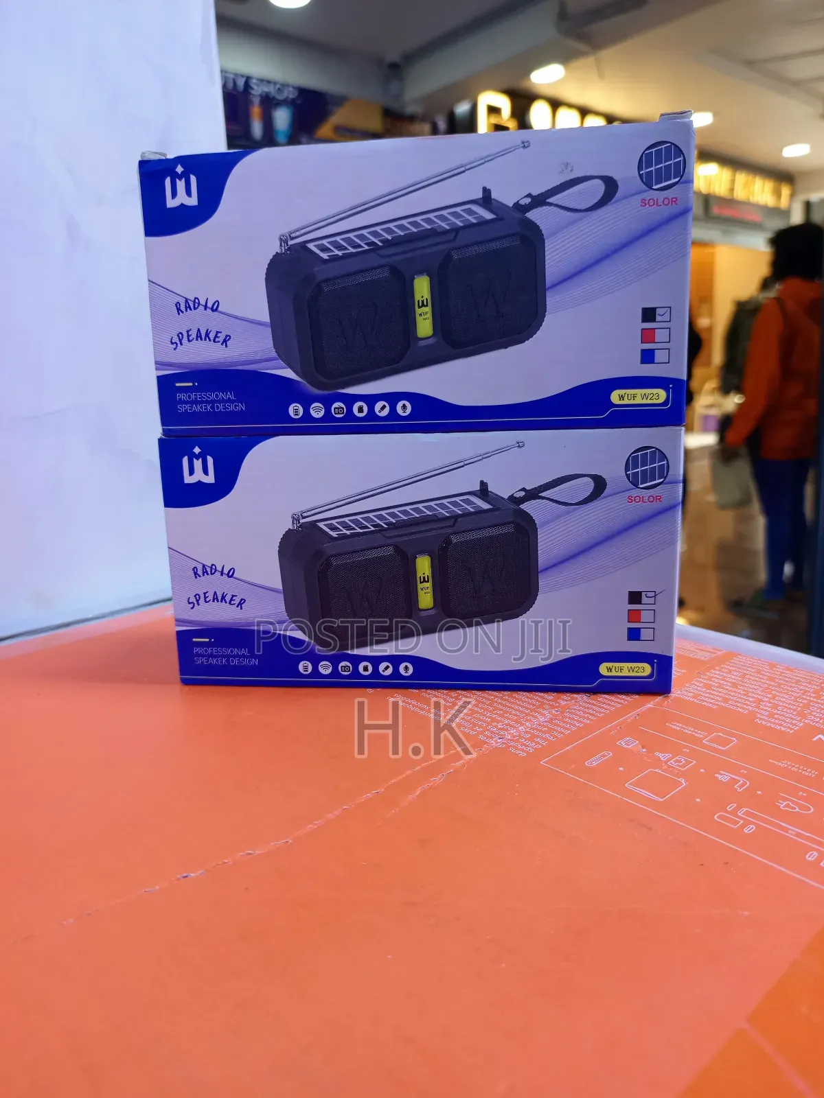 Portable Bluetooth Radio Speaker.