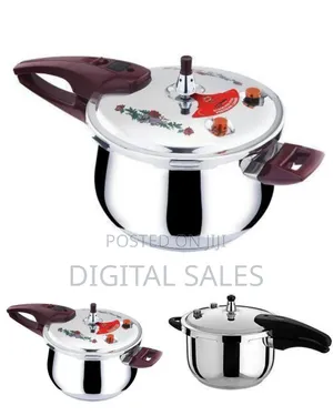 5.5 Litres Stainless Steel Pressure Cooker With Steamer Saucepan Pot