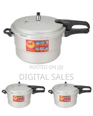 26cm 9l Aluminum Pressure Cooker With Steamer - Silver