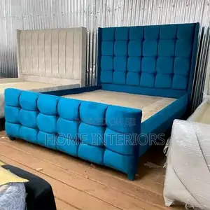 A Modern Mastered Bed Blue Color