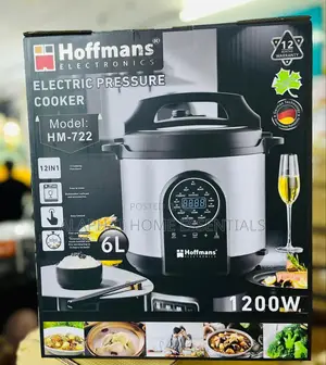 Hoffmans Electric Pressure Cooker, Model Hm-722.