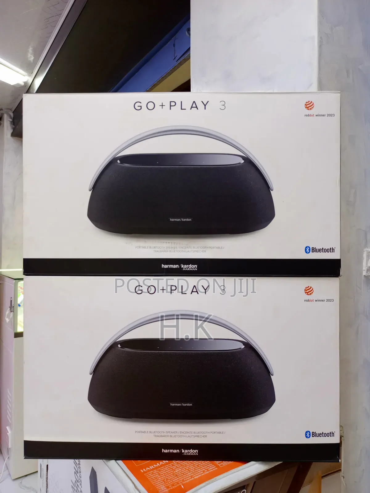 Harman Kardon Go + Play 3 Portable Bluetooth Speaker.