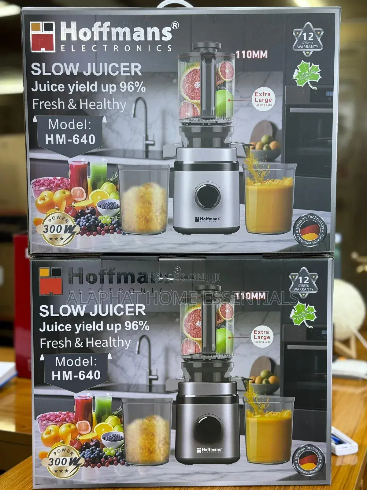 Hoffmans Slow Juicer, Model Hm-640.