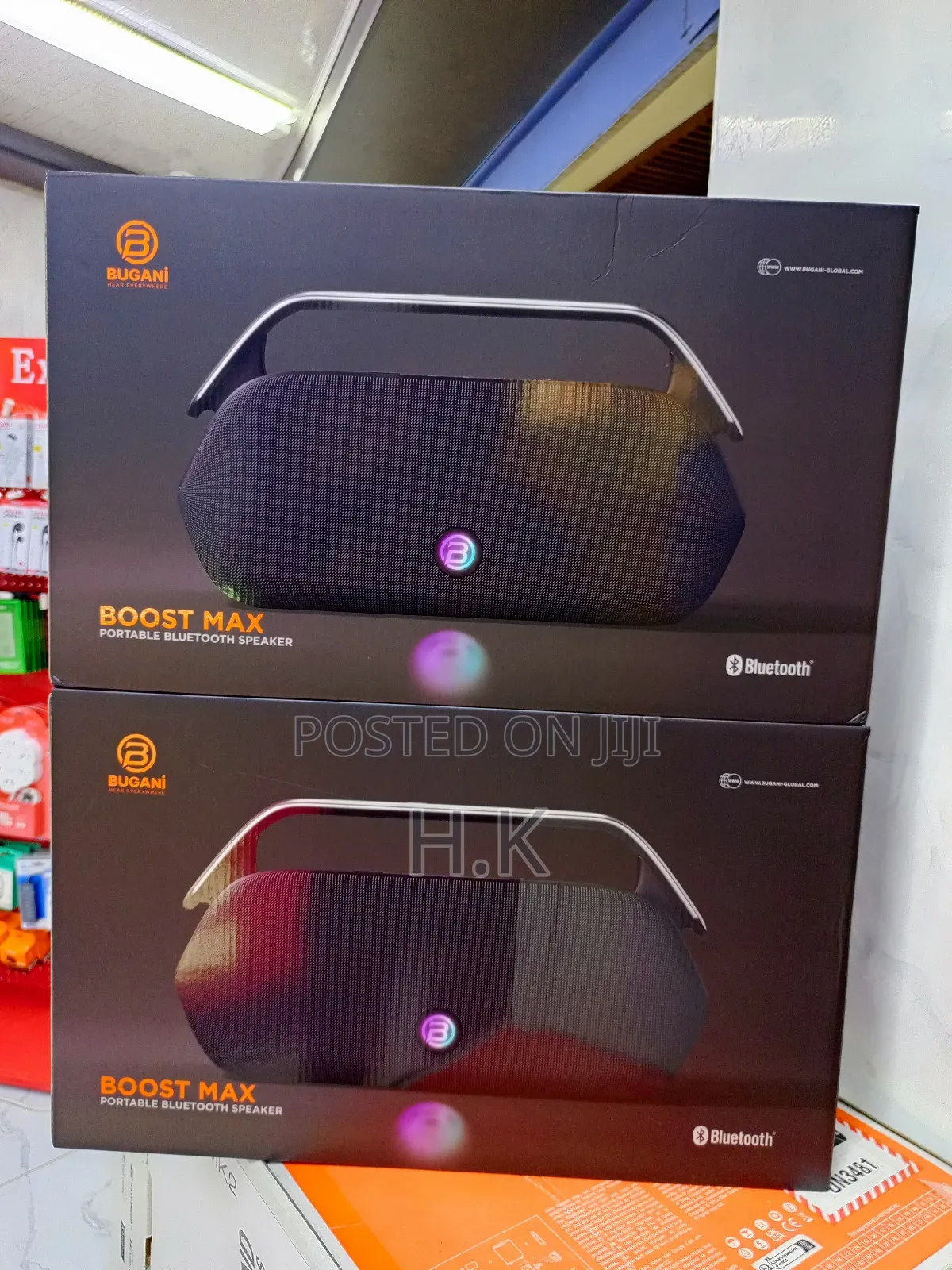 Bugani Boost Max Portable Bluetooth Speaker.
