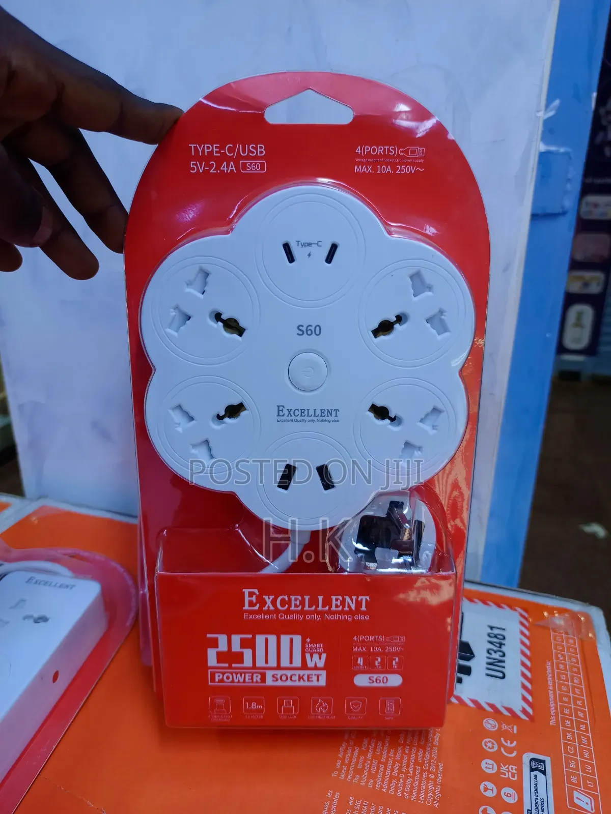 Excellent S60 2500w Power Socket.