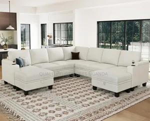10 Seater Cream Sofa Set