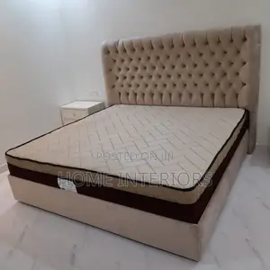 Light Cream Gray Bed