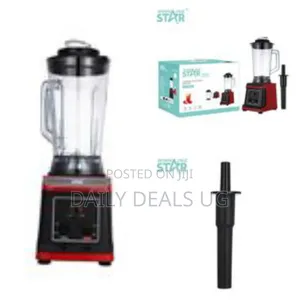 Winningstar 5 Litre High Speed Commercial Juicer Mixer Blender, Red