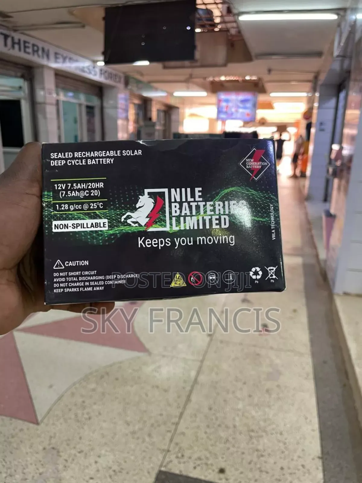 Ups Battery 7a Brand Nile Original