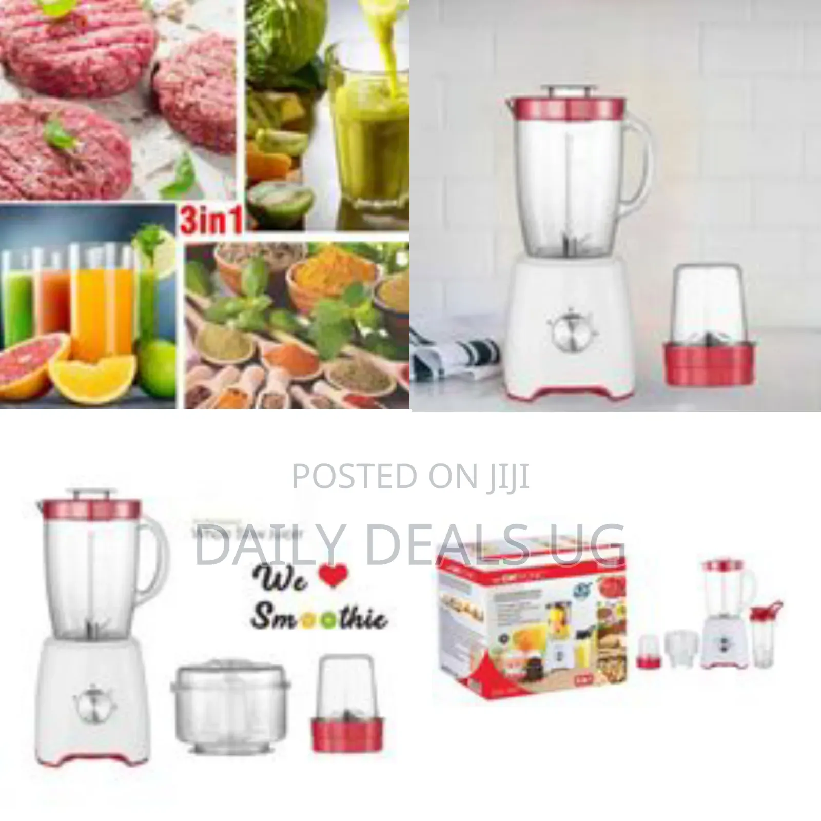 Cntronic 1.6l 1200w Multi-Function 4in1 Electric Countertop Blender