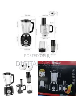 6 in 1 Multifunctional Electric Table Super Blender With 1.5l Pc