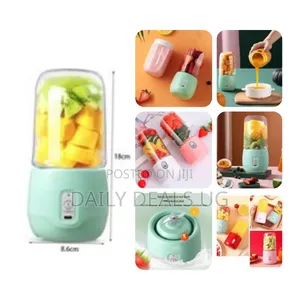Portable Small Electric Juicer Cup Fruit Vegetable Mixer Ice Smoothie