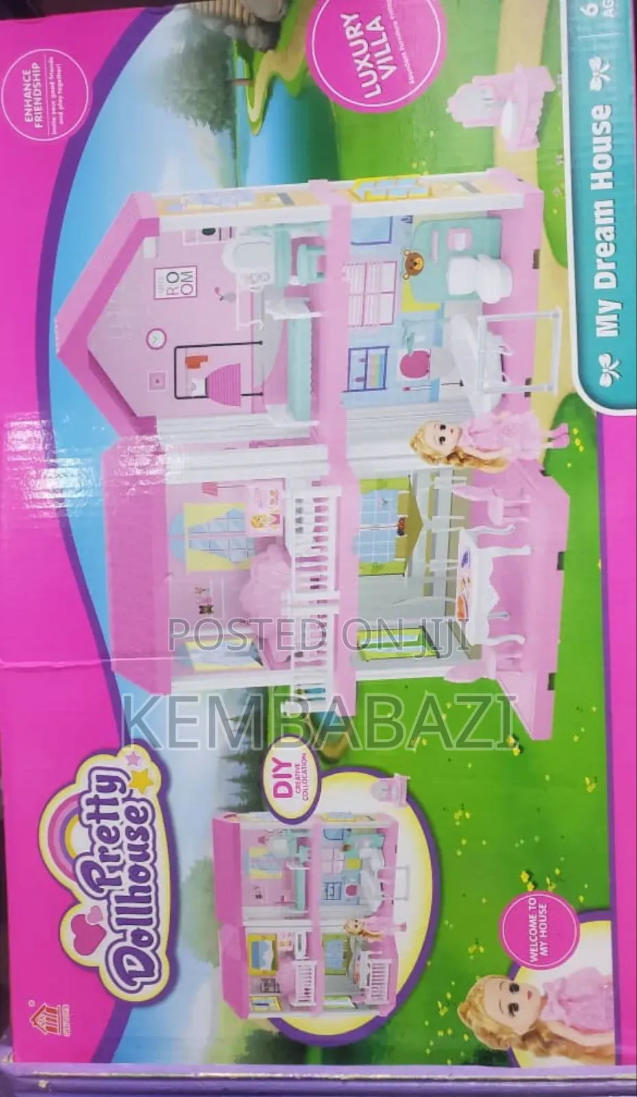 Pretty Doll House Toy Set