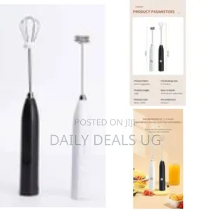 Rechargeable Electric Plastic Handle Egg Beater Coffee Milk Frother