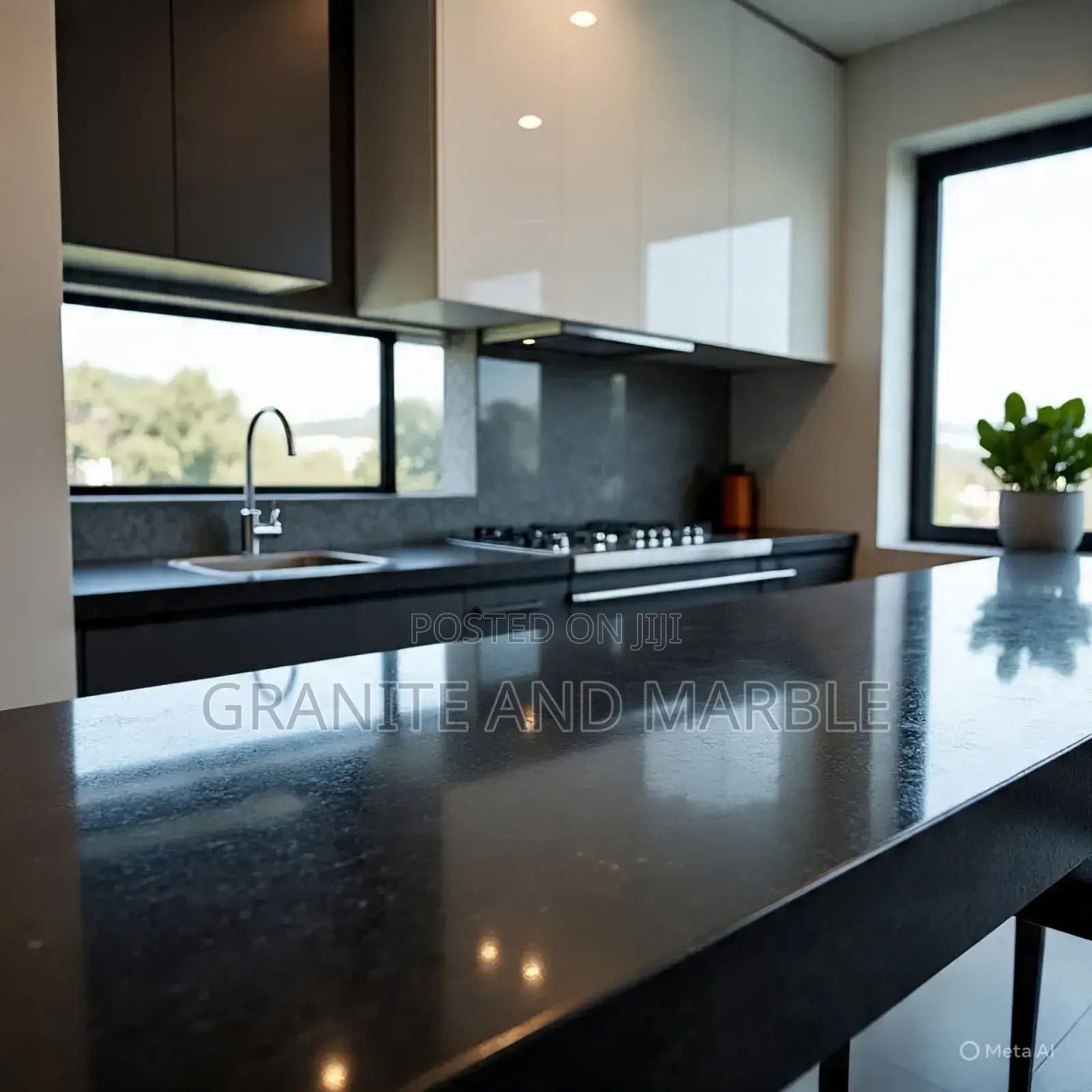 Black Granite Kitchen Tops –