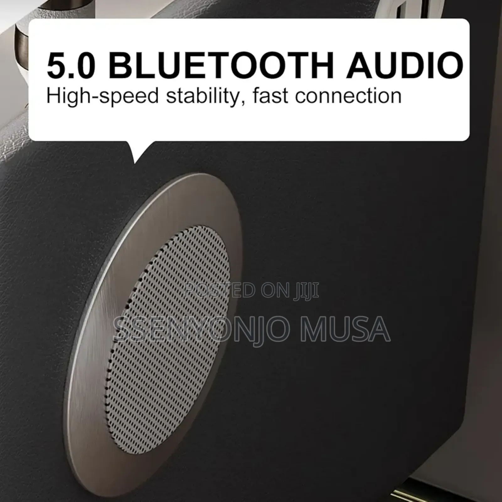 Smart Led Bedside Table With Wireless Charging, Bluetooth Speaker