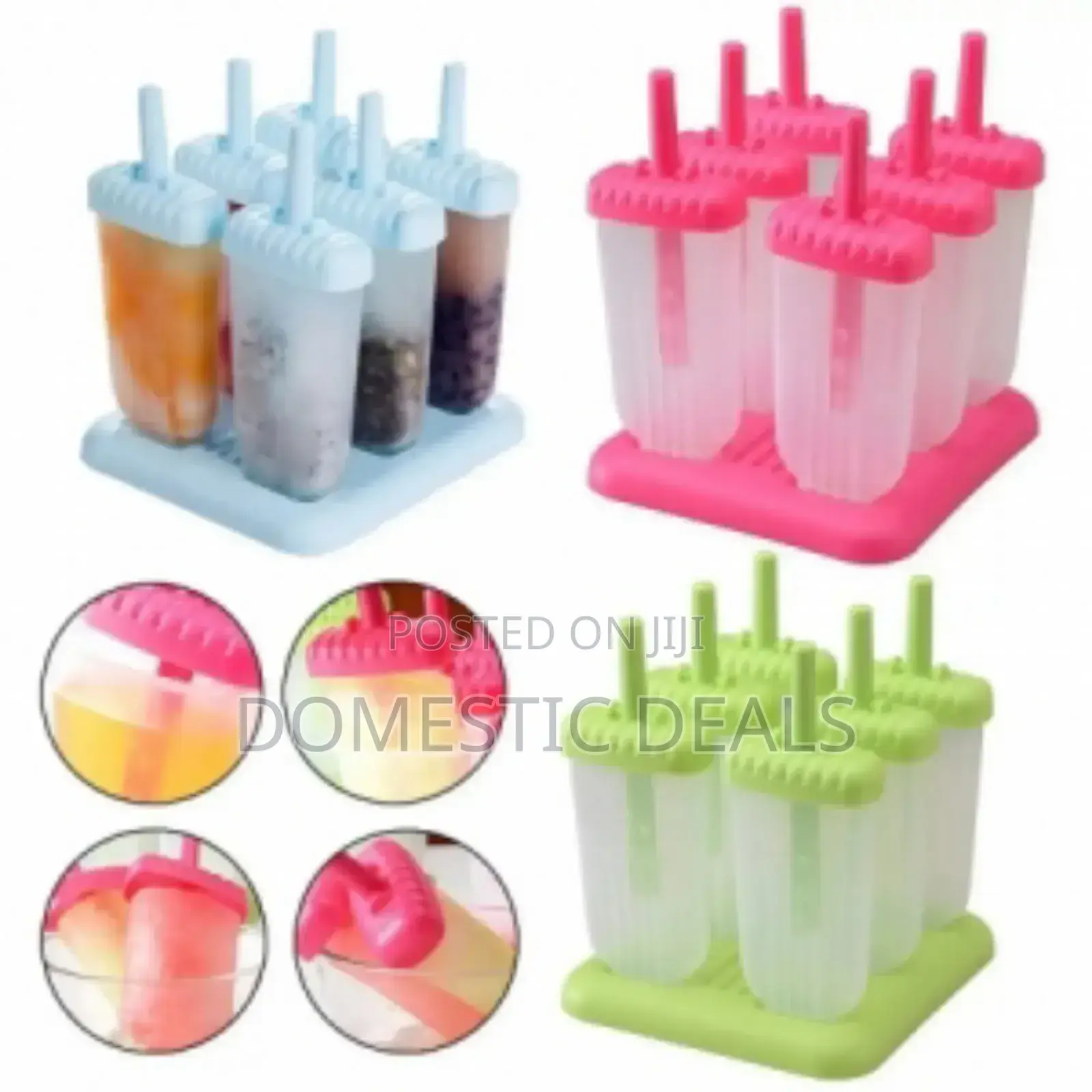 Plastic Reusable Popsicle Mould