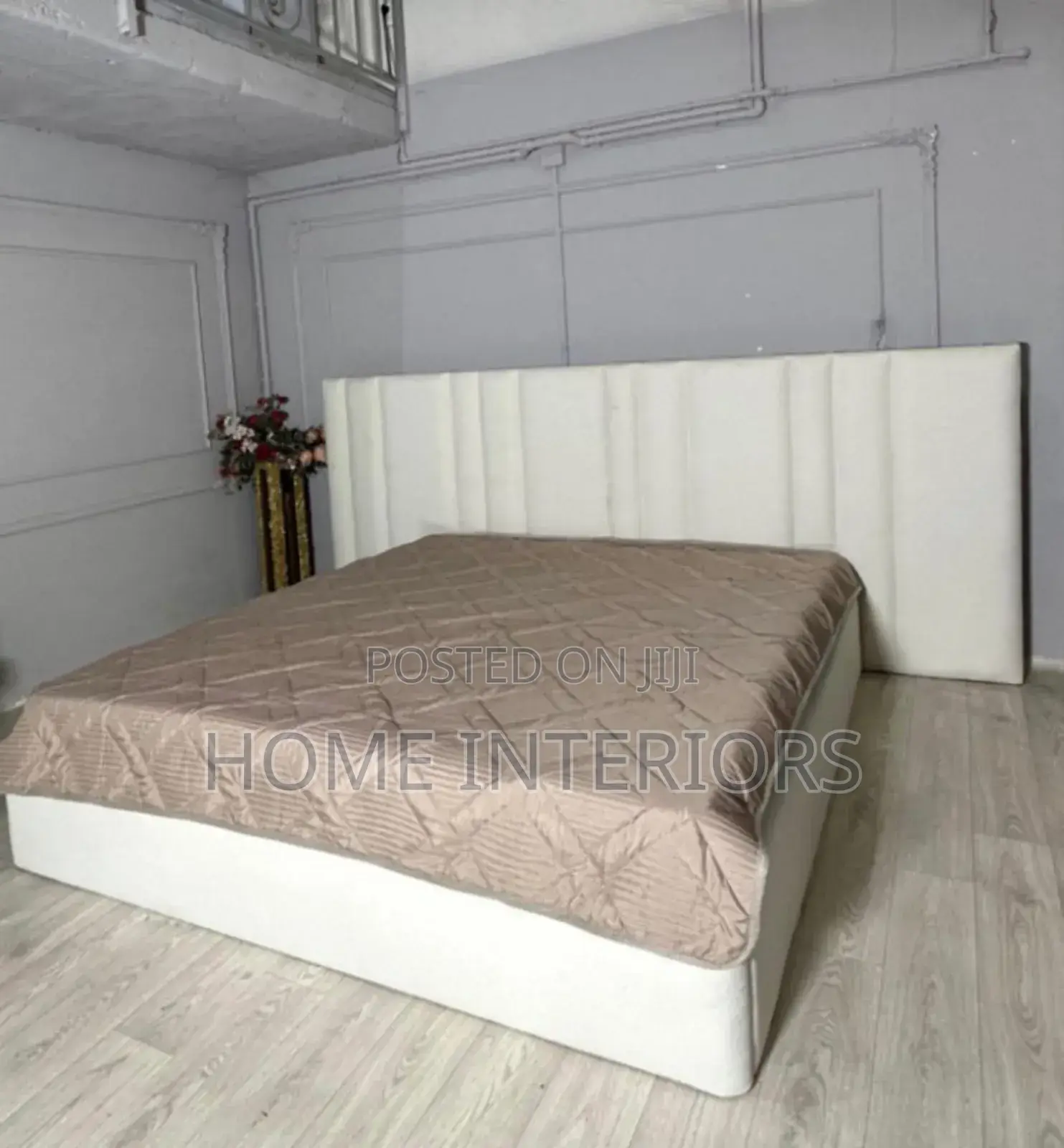 White Bed With Extension
