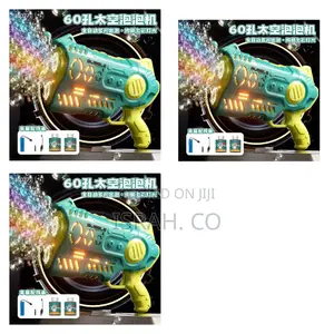 Big Size Rechargeable Bazooka Bubble Gun for Kids and Bars