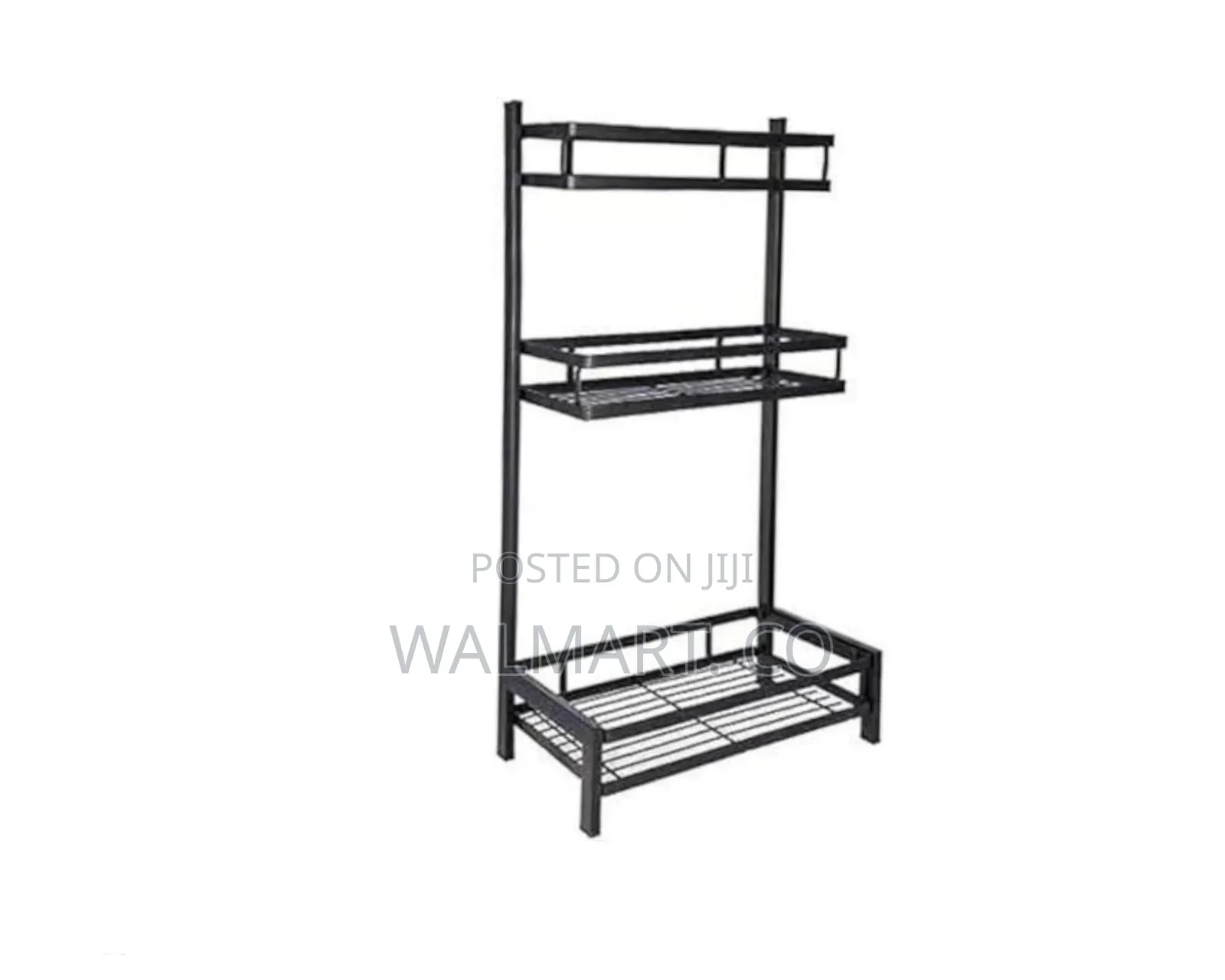 Multifunctional 3 Tier Storage Rack- Black
