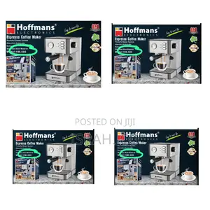Hoffmans Espresso Coffee Maker Hm-686 - Black