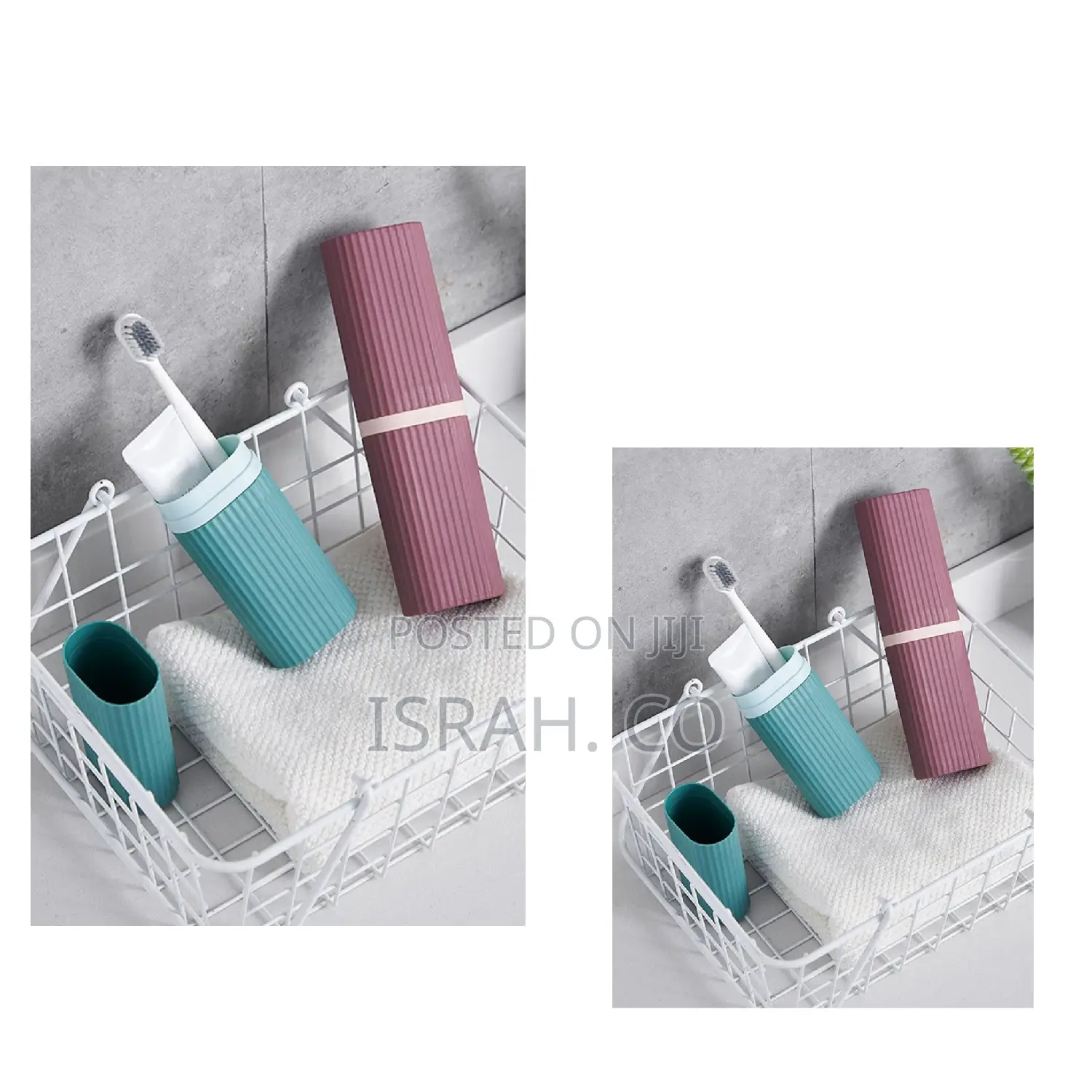 Travel Toothpaste and Toothbrush Holder