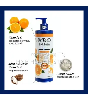 Dr Teals Vitamin C Brightening Lotion.