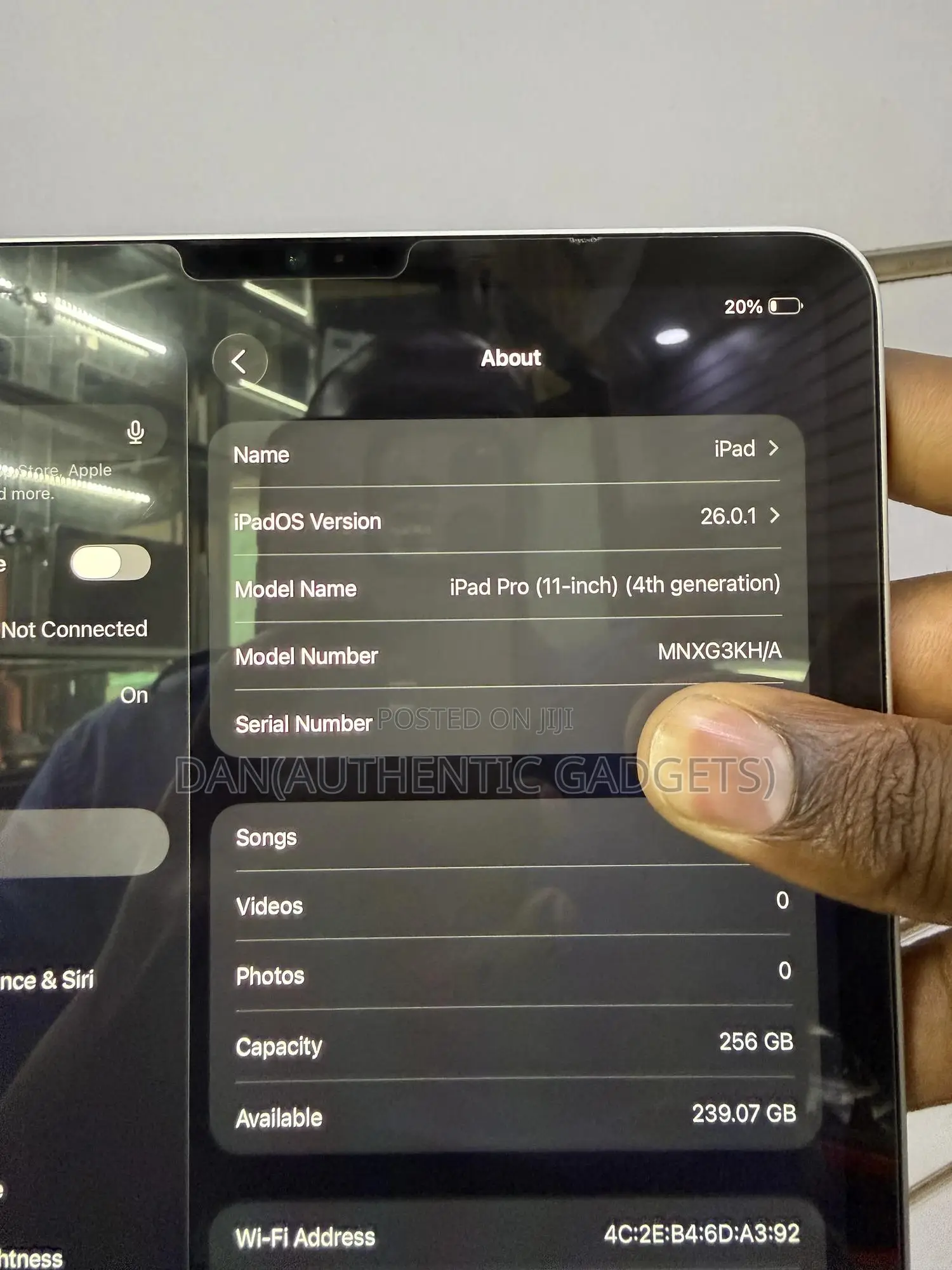 Apple iPad Pro 11 (2022) 256 GB Silver