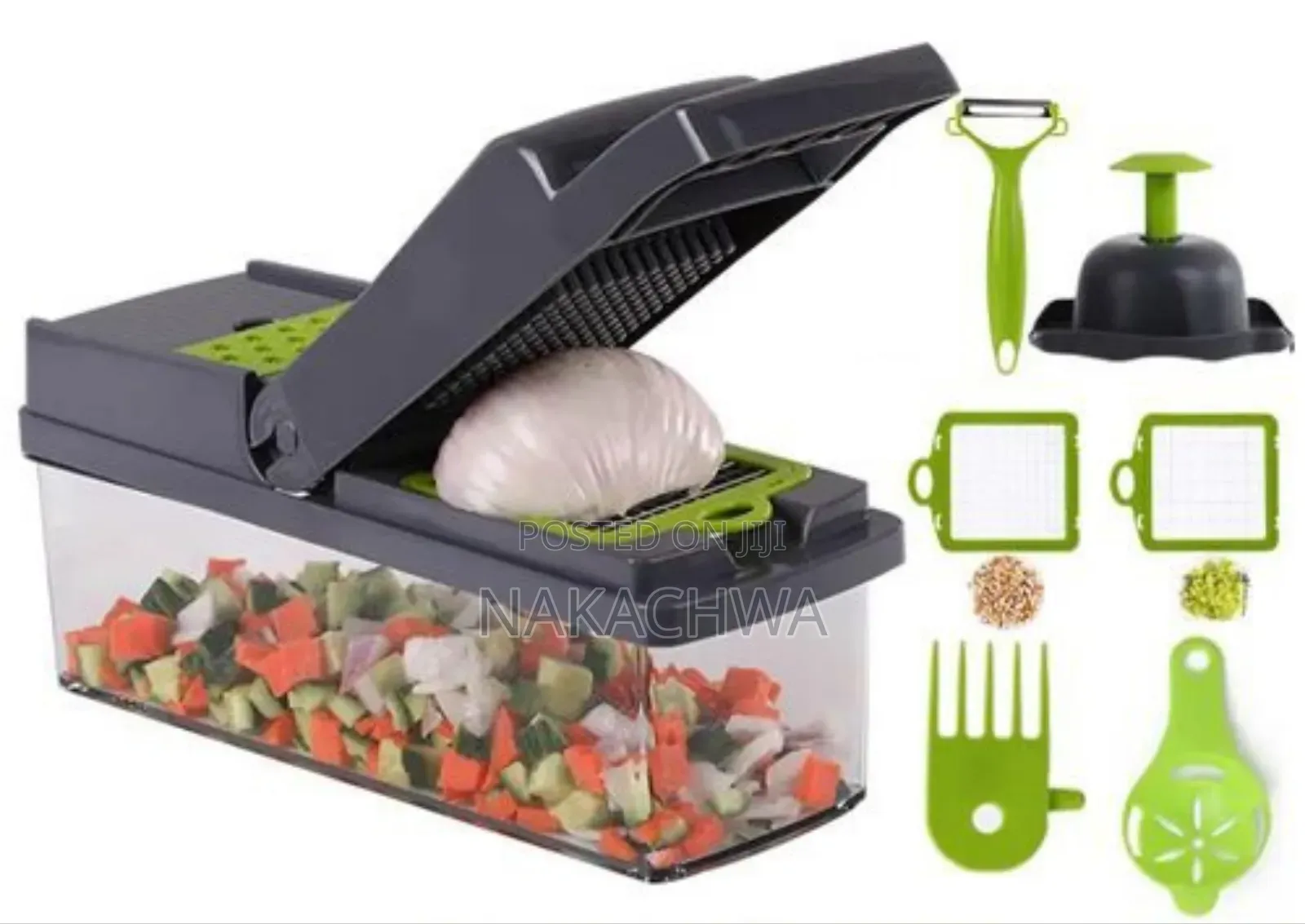 11 in 1 Multi Funcation Vegetable and Fruit Copper Grater