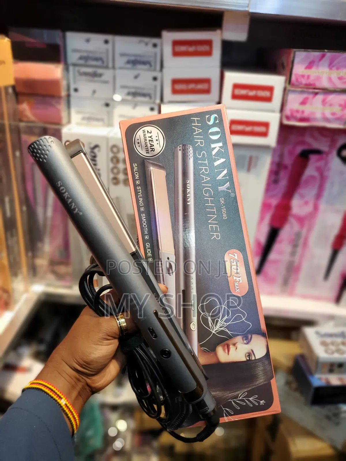 Pressing Hair Iron