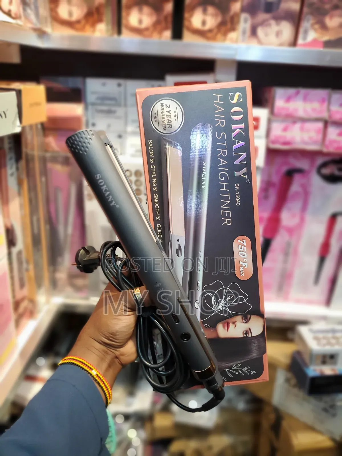 Pressing Hair Iron