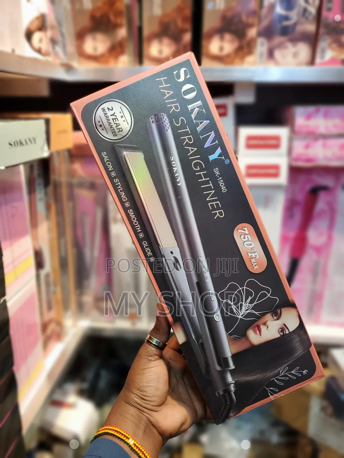 Pressing Hair Iron