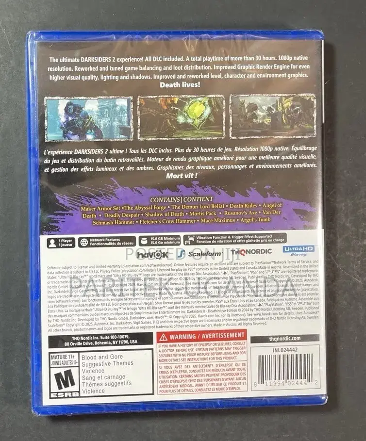 Darksiders 2 Deathinitive Edition Ps4