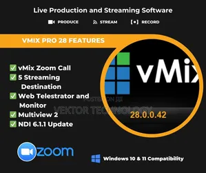 Vmix 28 Pro - Lifetime License (Windows)