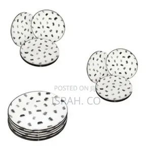 Round Star Design Dinner Plates, 6pcs